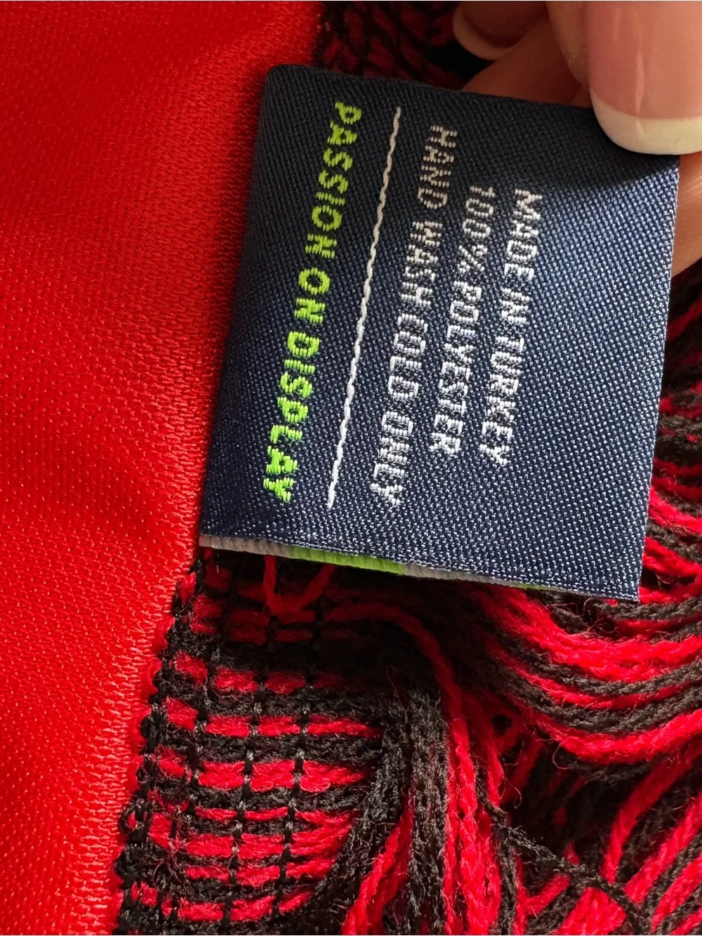 Red University of Cincinnati Soccer Scarf